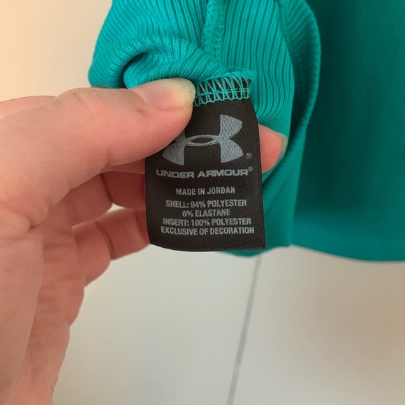 Under Armour HeatGear Teal & Fuchsia Athletic Tank Top Size XS - Picture 6 of 7